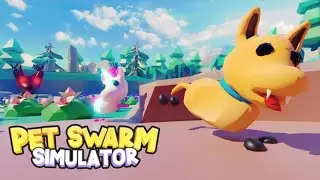 СИМУЛЯТОР РОЯ ДОМАШНИХ ЖИВОТНЫХ. ВЫРАСТИЛ КЛАССНЫХ ПИТОМЦЕВ. ROBLOX PET SWARM SIMULATOR.