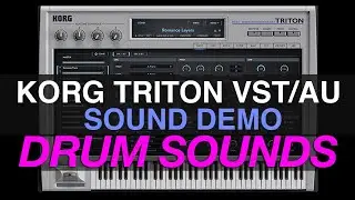 Korg Triton VST Drum Sounds - No Commentary