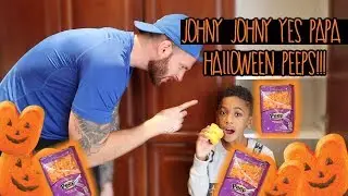 Eating Magic Halloween Peeps Johny Johny Yes Papa