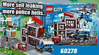 LEGO City Spring 2021 Crook Hideout! Fresh idea... aside from BILLIONTH Police Helicopter. 😐