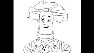 Fix-man. Fixiki. How to draw a easy? (Фиксики. Папус. Как нарисовать просто?)