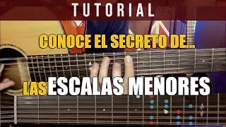 TUTORIAL - Escalas menores, Escala menor armónica y Pentatónica menor🤯