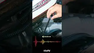 How to adjust idle speed on Harley V-twin carburetor motorcycles by KiWAV idle adjustment screw.