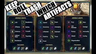 WHAT ARTIFACTS TO KEEP, ROLL, AND TRASH?! | I NEED TO KNOW | Raid: Shadow Legends