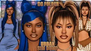 URBAN SIM DUMP 102 💎 - CC & SIM DOWNLOAD | Sims 4 CAS