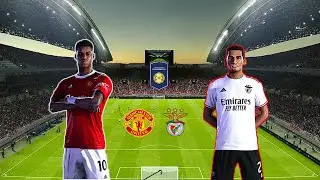 Manchester United Vs Benfica - Gameplay PES 2021 - PC