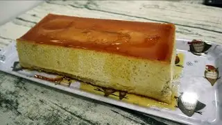 Flan de turrón blando fácil