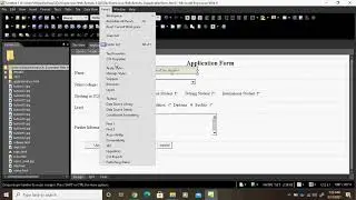 Form property in Web expression web 4.0