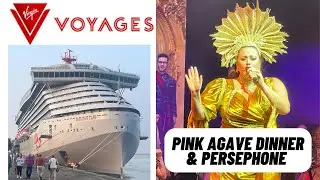 Resilient Lady’s Pink Agave Lunch & The Spectacular Persephone Show: A Virgin Voyages Experience!