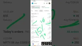 Option selling in Nifty Expiry day live trading woth profit of 3k