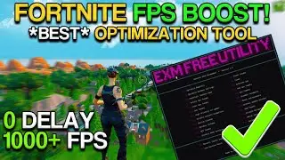 *ULTIMATE* Fortnite FPS BOOST Tool🔧(Boost Fps, Lower Input Delay & Latency)