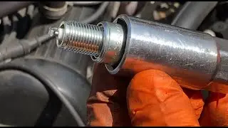 Installing new spark plugs on Aluminum head W126 W124 W201 R107 R129 I6 and V8 Benz engines   SD 480