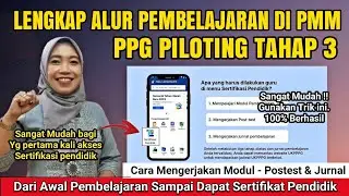 Full Alur Pembelajaran di PMM PPG guru tertentu 3 !! Sangat Mudah, Gunakan cara ini !!