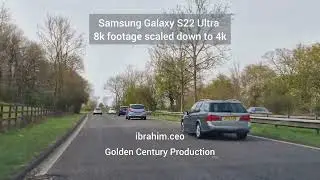 Samsung Galaxy S22 Ultra 8k footage scaled down to 4k