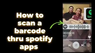 How to scan a barcode thru spotify apps (Spotify customized frame)