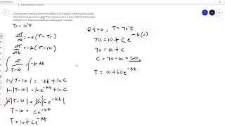 Newton's Law of Cooling and Heating