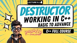What is Destructor || Destructor in c++ || C++ tutorial for Beginners || EHack #6