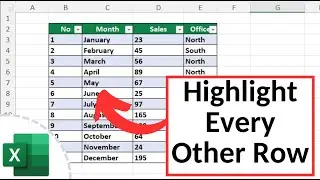 How to Highlight Every Other Row in Excel (Quick and Easy)