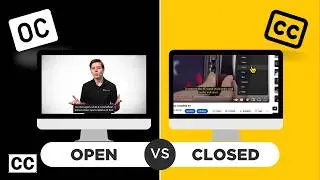 Open vs Closed Captions
