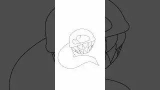 Drawing Green Imposter V4 Parasite | Friday Night Funkin FNF Mod 