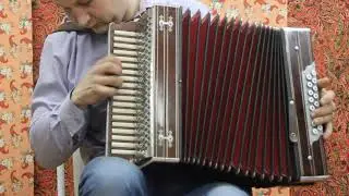 ИГРА НА ГАРМОНИ ТАЛЬЯНКА. Александр Ланин (однорядка) – Табарок (Сербиянка)
