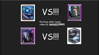 Mini Pekka vs Dark Prince | PEKKA vs Mega Knight (Clash Royale)