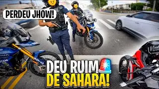 TOMEI ENQUADRO SEM RETROVISOR DE SAHARA RACING | DEU RUIM