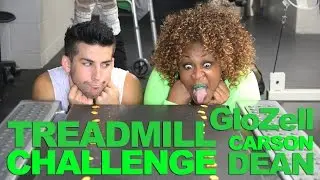 Treadmill Challenge - GloZell and Carson Dean