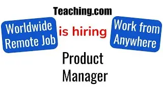 Hiring Product Manager | Remote Product Manager Jobs | Product Manager Jobs | Product Manager Role