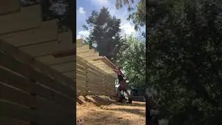 How to use screws to lift a heavy deck board into place