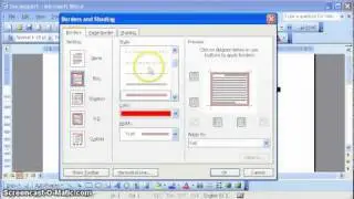 Changing the Cell Color in MS Word