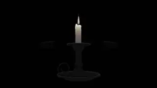 Blender Candle Flame Showcase