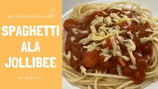 SPAGHETTI ala JOLLIBEE / FILIPINO SWEET STYLE | BRIGHTLIGHTS FLAVOURS