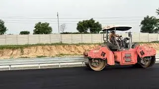BC Bitumen Concrete Laying and Compaction Expressway