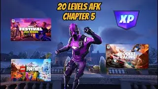How To GAIN 20 LEVELS Every Day In Fortnite Chapter 5 Season 1 AFK!