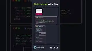Flex Fluid Layout #css #learncss #shorts