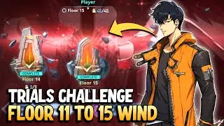 [Player] Trials Challenge S4 (Wind) Floor 11 to 1 & Essence Codes Giveaway | Solo Leveling: ARISE
