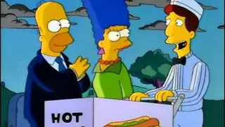 Los Simpsons - Perritos calientes en el cementerio