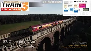 UK Freight: Speed Limits and Brake Timings, MU BR Class 66 on the BML (Train Sim World | tutorial)