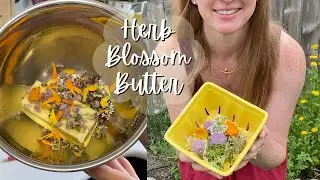 Herb Blossom Compound Butter - Using Edible Flowers