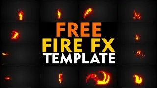 Download Free Flash FX Fire Element Template After Effect | Shah Tutorial 