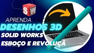 COMO FAZER DESENHO ESBOÇO E RESSALTO BASE REVOLUCIONADO NO SOLIDWORKS da peça Manipulo