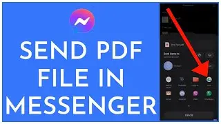 How to Send a PDF File In Facebook Messenger On Android (2023)
