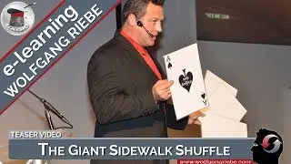 The Giant Sidewalk Shuffle: Teaser Video: Wolfgang Riebe