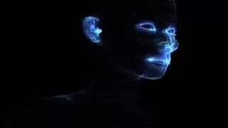 Animation Of Digital Human  Face - Free HD Stock Footage (No Copyright)