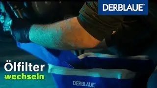 Ölfilter wechseln mit DERBLAUE® Rutsche und Wanne