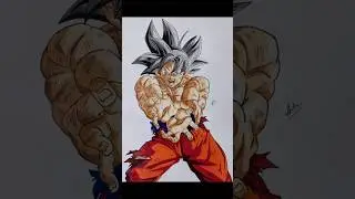 🔥🎨 Mastered Ultra Instinct Goku Drawing Tutorial! Unleash the Power of MUI on Paper! 🎨🔥