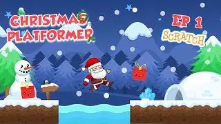Scratch | Scrolling Platformer Tutorial (EP 1) | How to make a Scrolling Platformer Game in Scratch