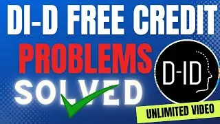 did ai alternative free | Di-D Free Credits Problem | Make unlimited ai videos