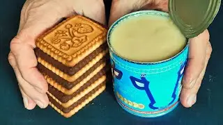 I cook for 10 minutes, it gets eaten in five! The famous dessert made from cookies and condensed mil